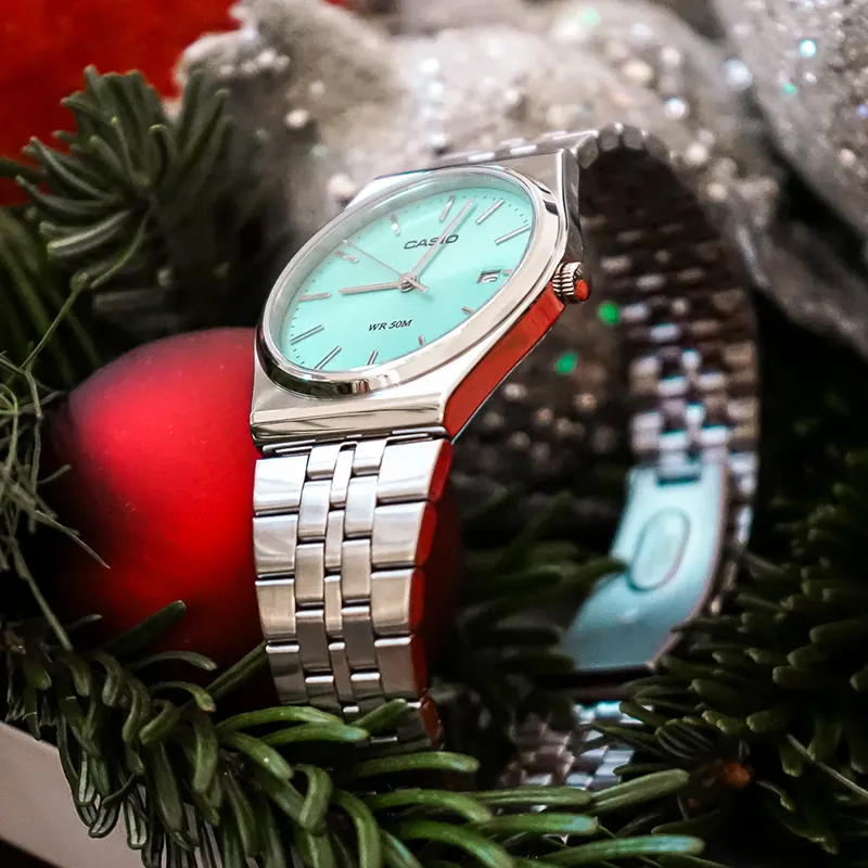 Casio Tiffany Blue Dial Men's Watch | MTP-B145D-2A1V